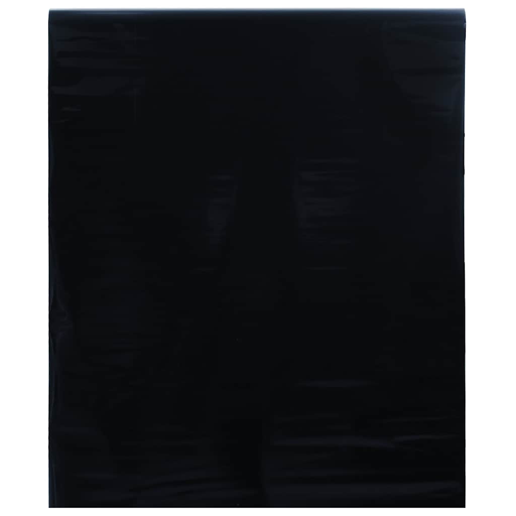Vidaxl raamfolie statisch matzwart 60 x 2000 cm pvc
