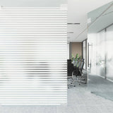 Vidaxl raamfolie strepenpatroon mat 45x500 cm pvc