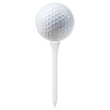 Vidaxl 1000 st golftees 70 mm bamboe wit