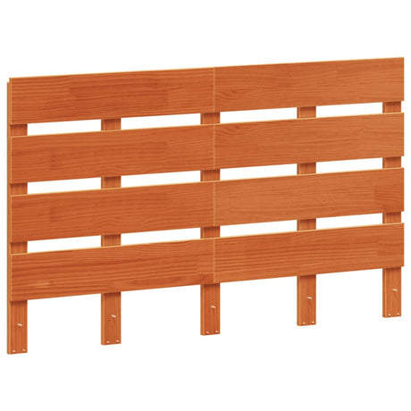 Vidaxl hoofdbord 180 cm massief grenenhout wasbruin
