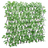 Vidaxl kunstplant klimop op latwerk 5 st uittrekbaar 180x65 cm groen
