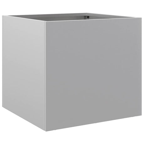 Vidaxl plantenbak 32x30x29 cm gegalvaniseerd staal zilverkleurig