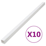 VidaXL Kabelgoot 60x60 mm 10 m PVC