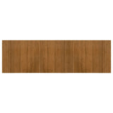 Vidaxl vloerkleed rechthoekig 60x200 cm bamboe bruin