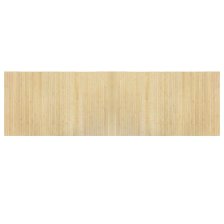 Vidaxl vloerkleed rechthoekig 60x200 cm bamboe lichtnaturel