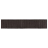Vidaxl vloerkleed rechthoekig 60x300 cm bamboe donkerbruin
