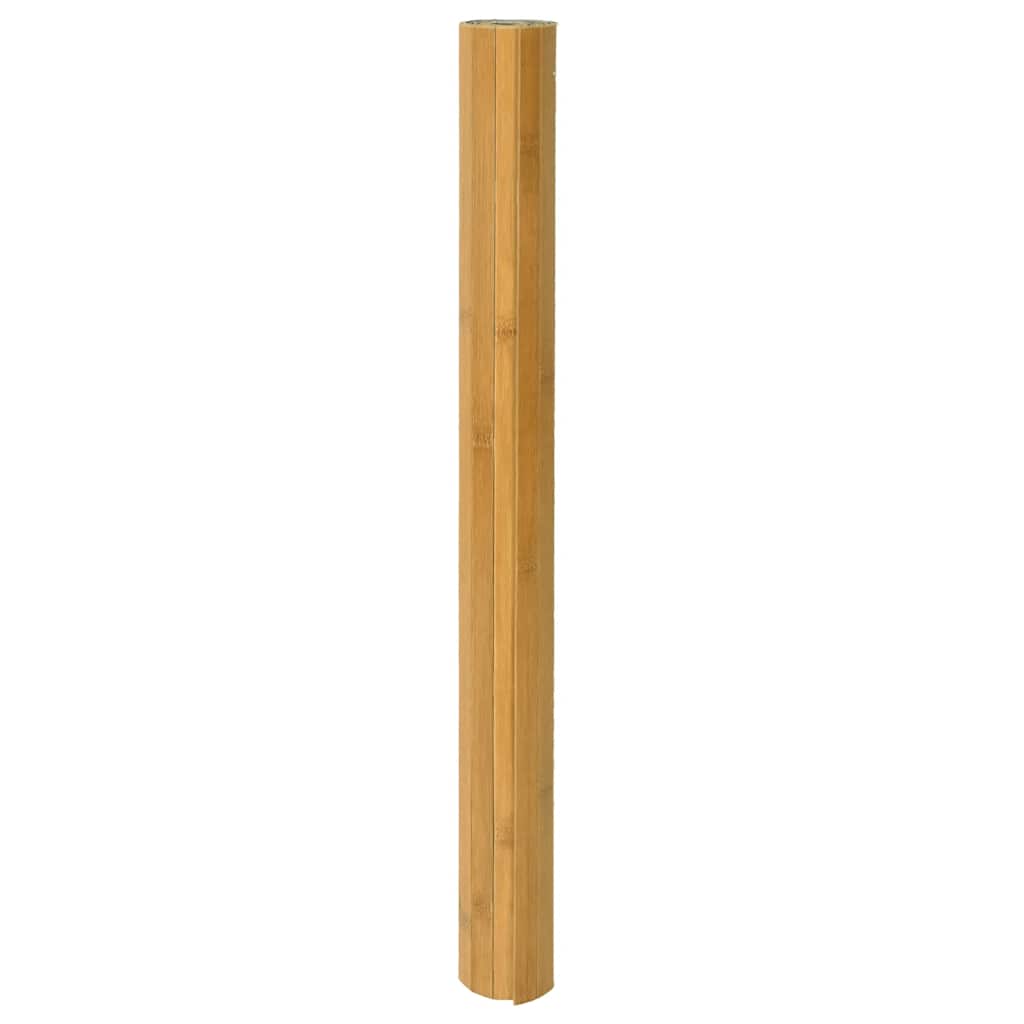Vidaxl vloerkleed rechthoekig 70x100 cm bamboe naturel
