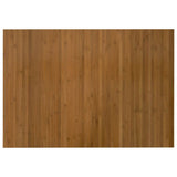 Vidaxl vloerkleed rechthoekig 70x100 cm bamboe bruin