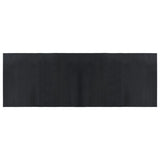 Vidaxl vloerkleed rechthoekig 70x200 cm bamboe zwart