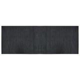 Vidaxl vloerkleed rechthoekig 70x200 cm bamboe grijs