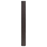 Vidaxl vloerkleed rechthoekig 70x200 cm bamboe donkerbruin