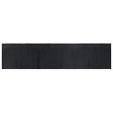 Vidaxl vloerkleed rechthoekig 70x300 cm bamboe zwart