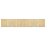 Vidaxl vloerkleed rechthoekig 70x400 cm bamboe lichtnaturel