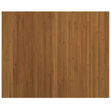 Vidaxl vloerkleed rechthoekig 80x100 cm bamboe bruin