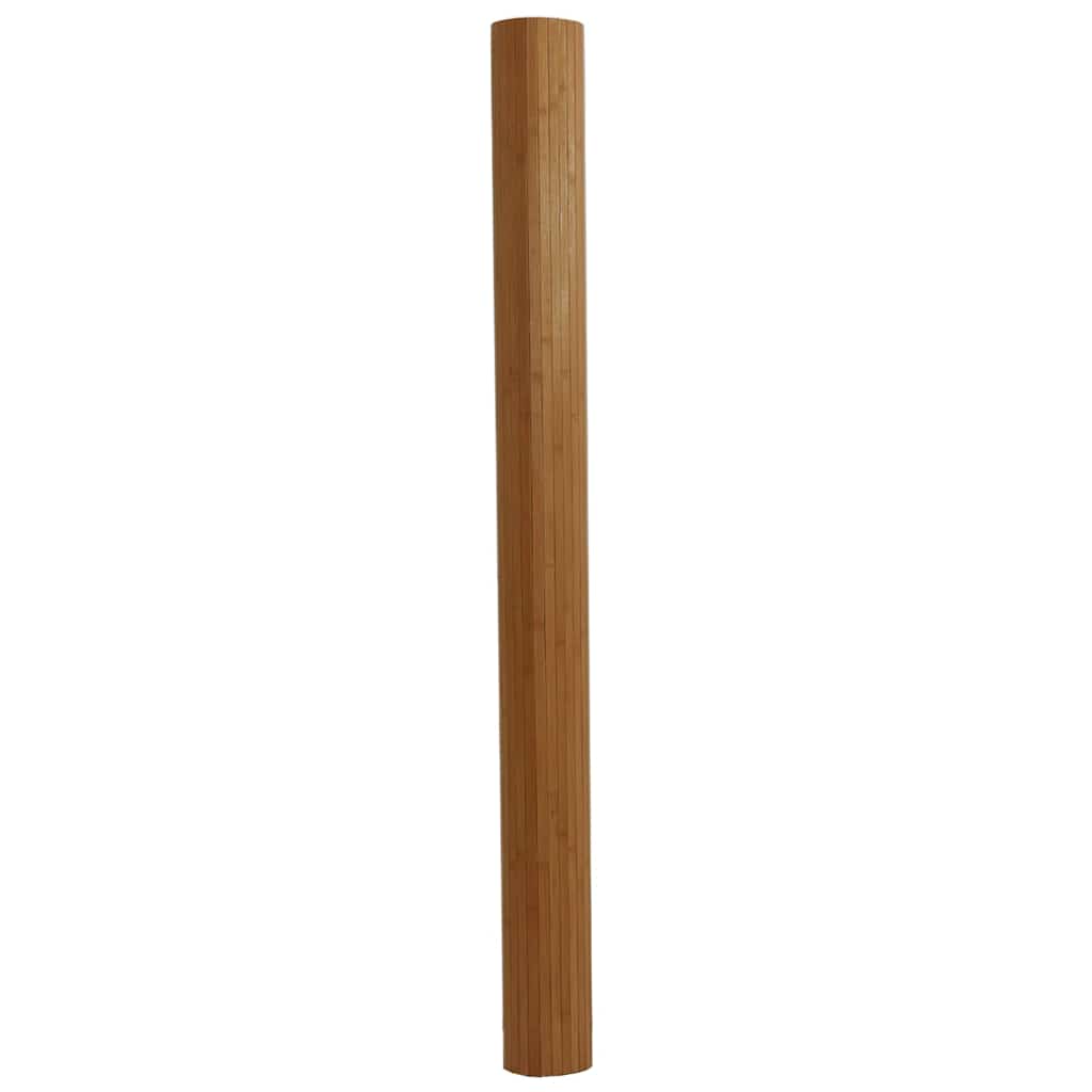 Vidaxl vloerkleed rechthoekig 80x100 cm bamboe bruin