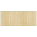 Vidaxl vloerkleed rechthoekig 80x200 cm bamboe lichtnaturel