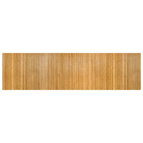 Vidaxl vloerkleed rechthoekig 80x300 cm bamboe naturel