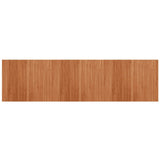 Vidaxl vloerkleed rechthoekig 80x300 cm bamboe bruin