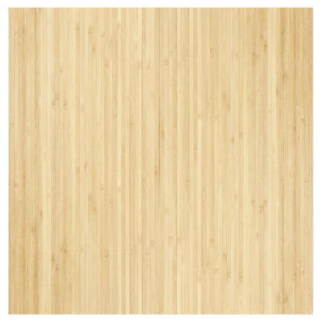 Vidaxl vloerkleed rechthoekig 100x100 cm bamboe lichtnaturel