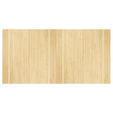 Vidaxl vloerkleed rechthoekig 100x200 cm bamboe lichtnaturel