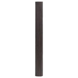 Vidaxl vloerkleed rechthoekig 100x200 cm bamboe donkerbruin