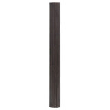 Vidaxl vloerkleed rechthoekig 100x300 cm bamboe donkerbruin