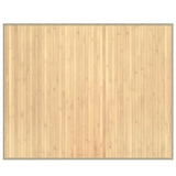 Vidaxl vloerkleed rechthoekig 80x100 cm bamboe lichtnaturel