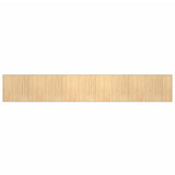 Vidaxl vloerkleed rechthoekig 80x500 cm bamboe lichtnaturel