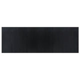 Vidaxl vloerkleed rechthoekig 100x300 cm bamboe zwart