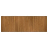 Vidaxl vloerkleed rechthoekig 100x300 cm bamboe bruin