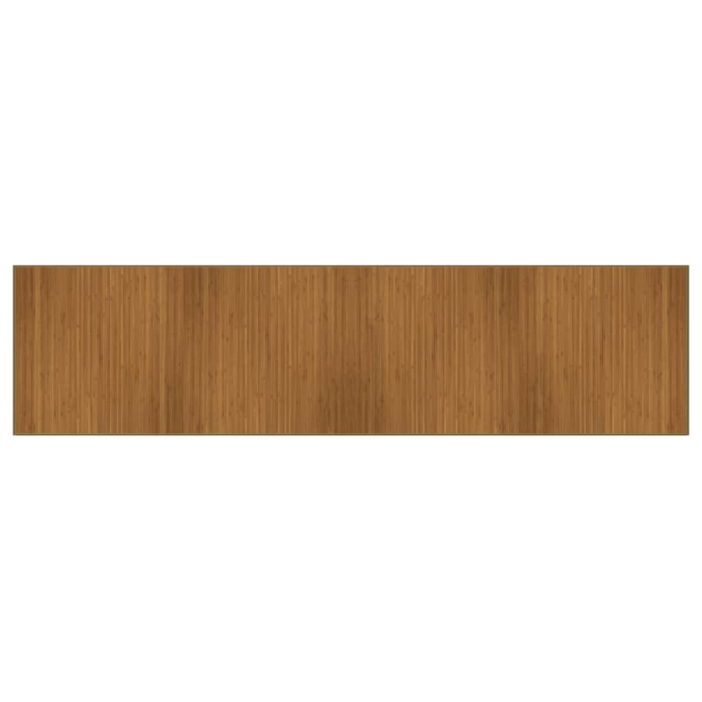 Vidaxl vloerkleed rechthoekig 100x400 cm bamboe bruin