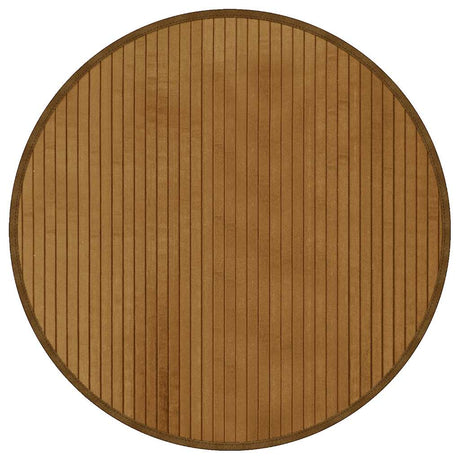 Vidaxl vloerkleed rond 60 cm bamboe bruin