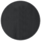 Vidaxl vloerkleed rond 80 cm bamboe grijs