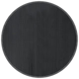 Vidaxl vloerkleed rond 100 cm bamboe grijs