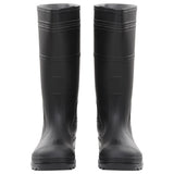 Vidaxl regenlaarzen maat 46 pvc zwart