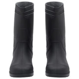 Vidaxl regenlaarzen maat 41 pvc zwart