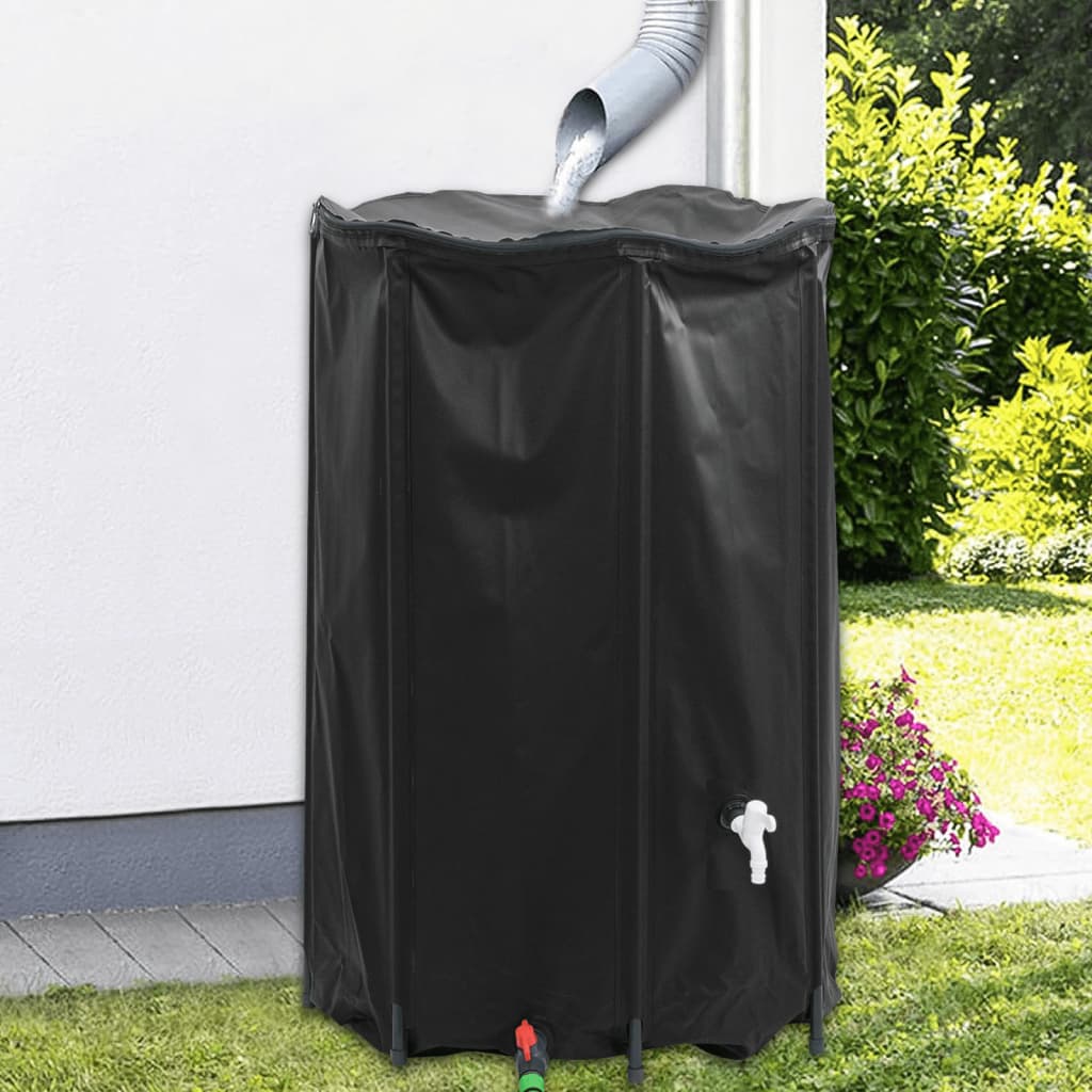 Vidaxl watertank met kraan opvouwbaar 1000 l pvc