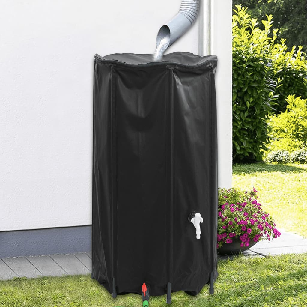 VidaXL Watertank met kraan opvouwbaar 380 L PVC