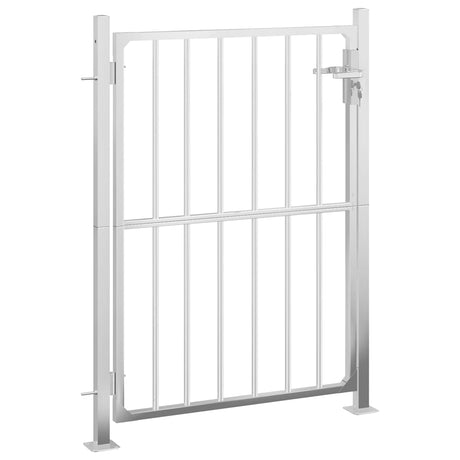 Vidaxl tuinpoort 100x145 cm roestvrij staal