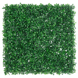 Vidaxl hek met kunstheester 24 st 50x50 cm groen