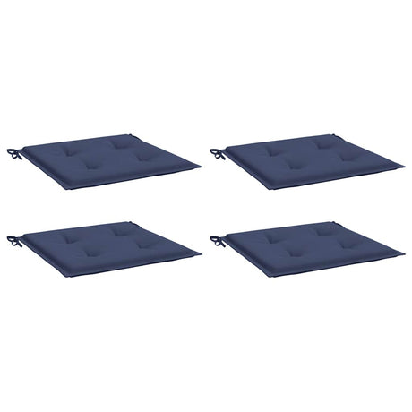 Vidaxl palletkussens 4 st 40x40x4 cm oxford stof marineblauw
