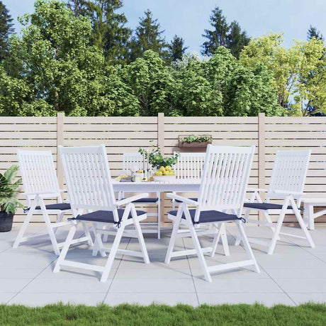 Vidaxl palletkussens 6 st 40x40x4 cm oxford stof marineblauw
