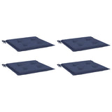 Vidaxl palletkussens 4 st 50x50x4 cm oxford stof marineblauw