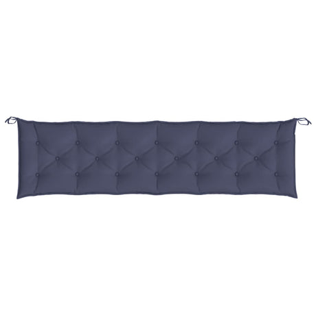 VidaXL Tuinbankkussen 200x50x7 cm oxford stof marineblauw