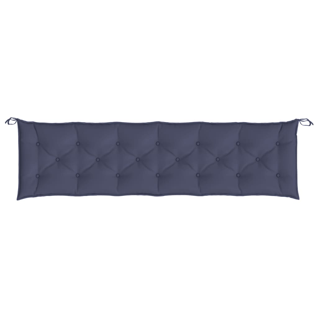 Vidaxl tuinbankkussen 200x50x7 cm oxford stof marineblauw