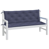 Vidaxl tuinbankkussens 2 st 150x50x7 cm oxford stof marineblauw
