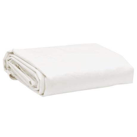 Vidaxl dekzeil 650 g m² 5x7 m wit
