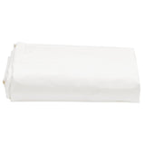 Vidaxl dekzeil 650 g m² 5x8 m wit
