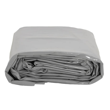 Vidaxl dekzeil 650 g m² 2x3 m grijs
