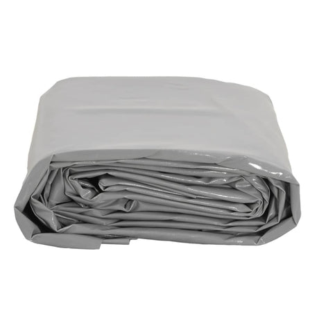 Vidaxl dekzeil 650 g m² 1,5x6 m grijs